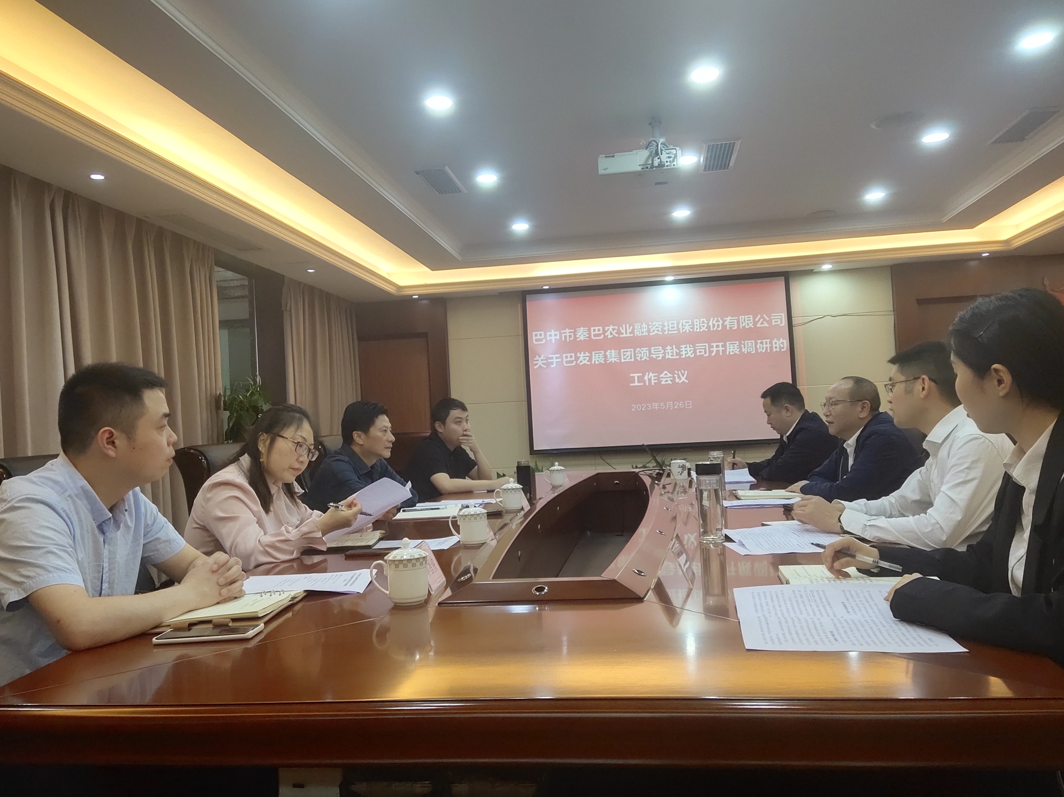 集團黨委書記、董事長許大政一行赴秦巴農(nóng)擔公司開展調(diào)研